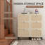 Armoire de rangement à 3 tiroirs en rotin Boho Style