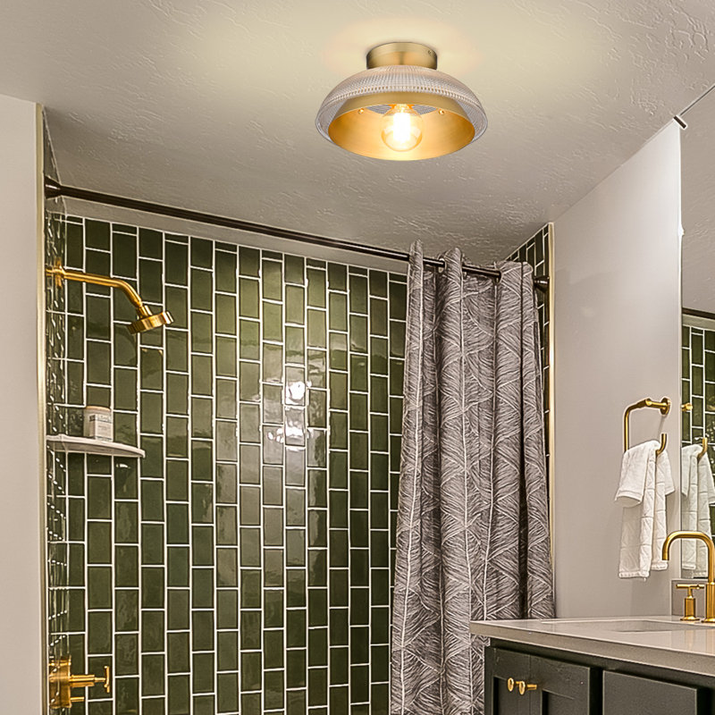 Duley Flush Mount, Brushed Champagne Bronze