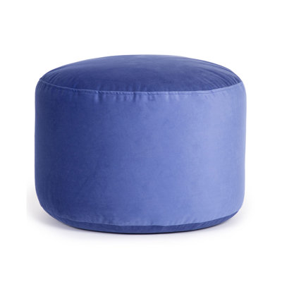 Pouf rond en velours de 20 po Franka