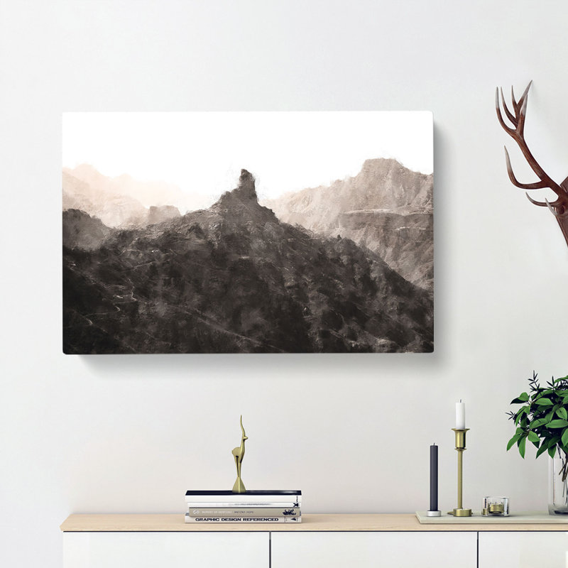 Mountains In Gran Canaria - Wrapped Canvas, 35cm H x 50cm W x 3cm D