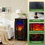 Commode à 4 tiroirs pour chambre à coucher Cactus en verre teinté du désert Western Sunset Night Star Serene Saguaro