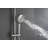 Showerspas Shower System, With 10" Rain Showerhead, 4-Function Hand Shower, Adjustable Slide Bar And Soap Dish-122404591