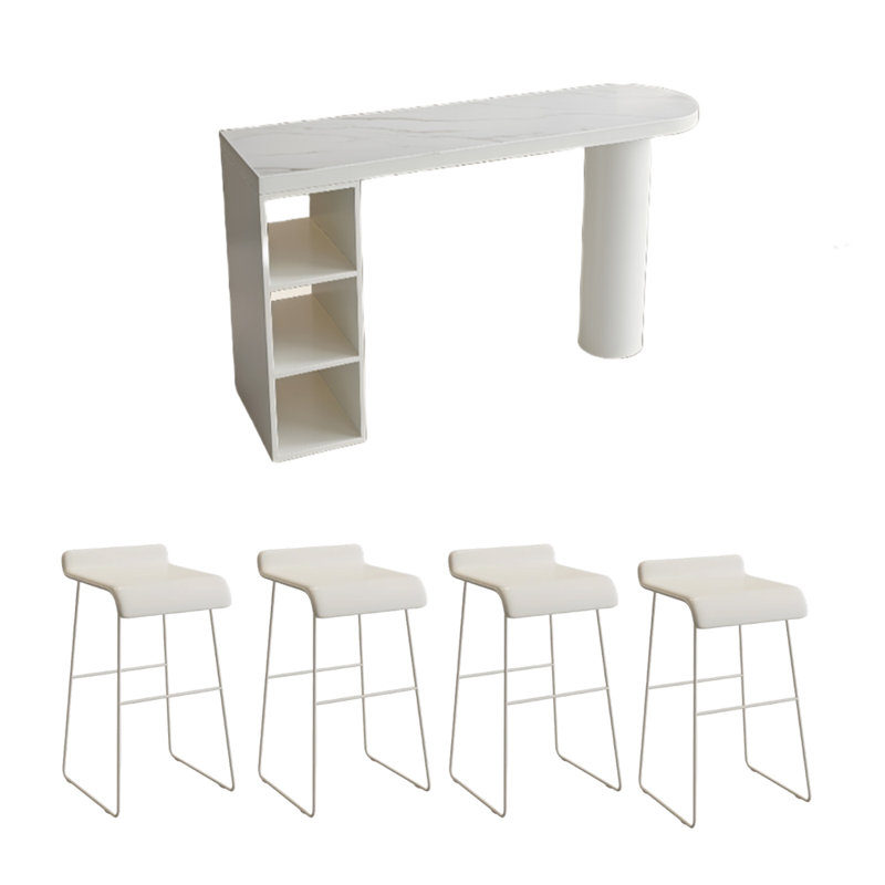 Cottrill, H 41,3 po x L 78,7 po x l 19,6 po, Blanc cassé / blanc, Blanc cassé / blanc