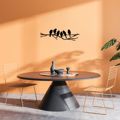 Elegant Decorative Metal Wall Accessory, Black Finish, 8.3 x 27.6 inches | 100% Metal Construction, Thickness: 0.6 inches | Perfect for Home Decor, Modern Aesthetic, Durable and Stylish Design