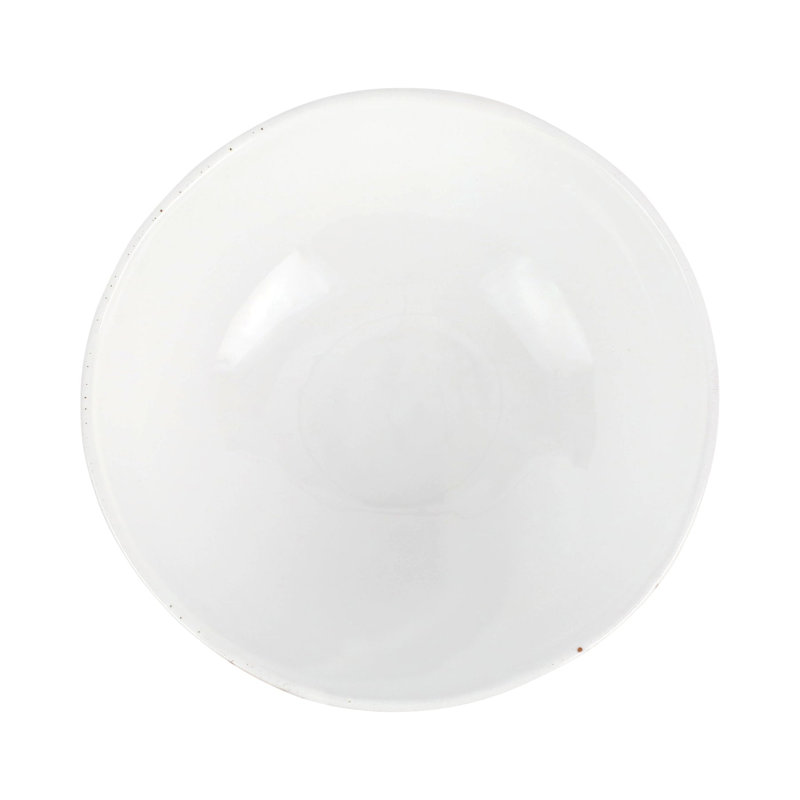 Cucina Fresca Terra Cotta Serving Bowl, Bianco