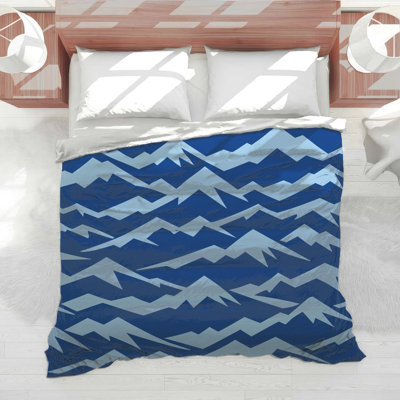 Blue Mountain Silhouette Comforter