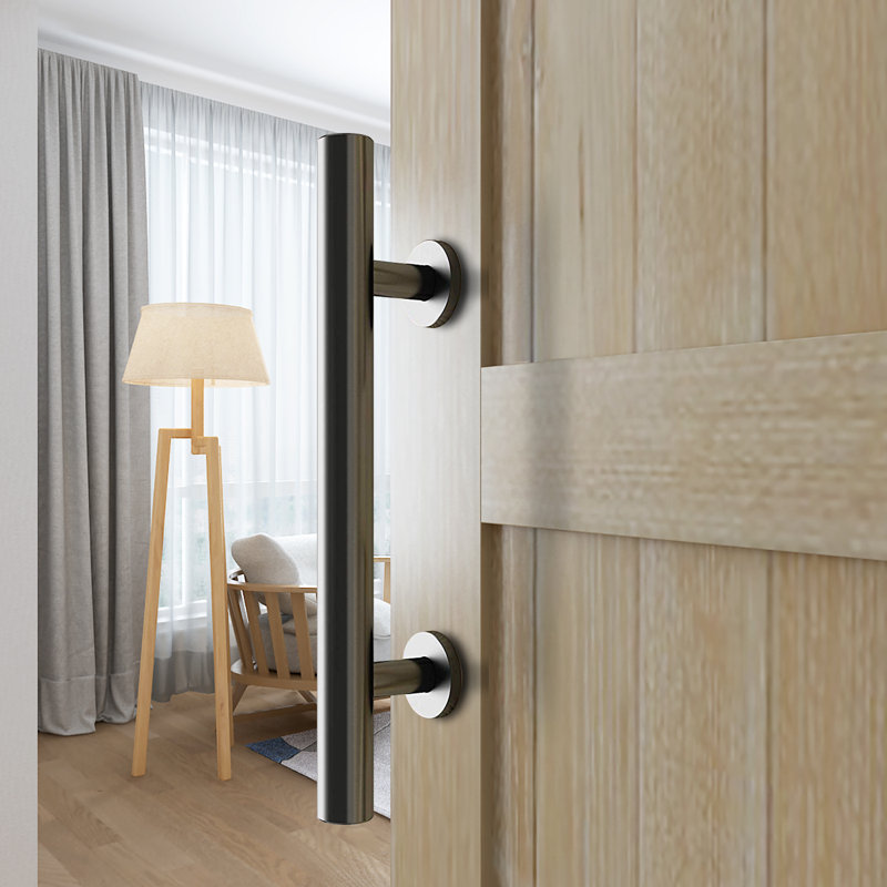 Poignée de porte de grange cylindrique