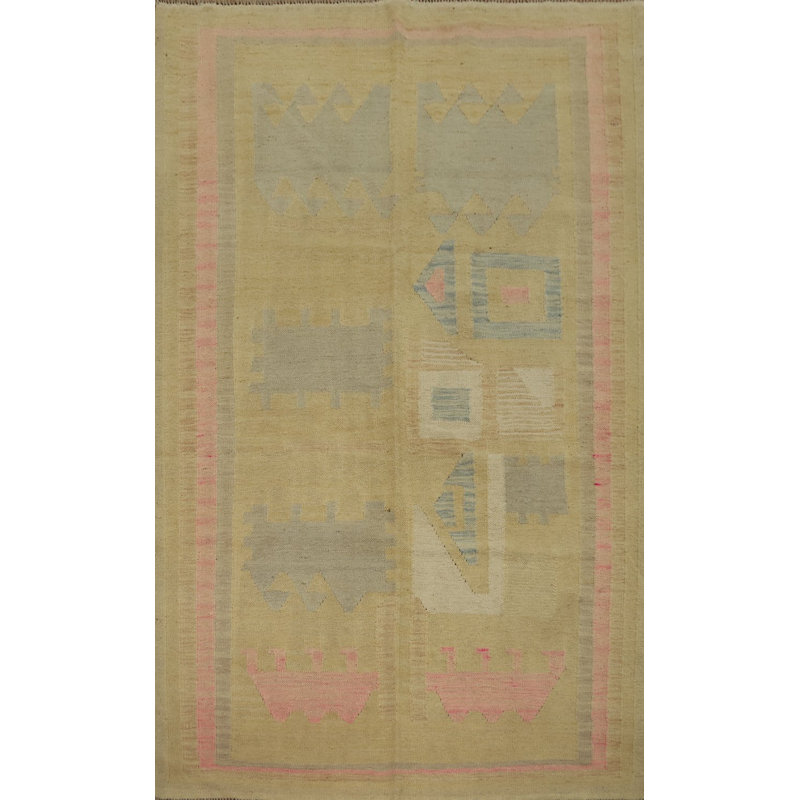 Tapis tissé à la main en laine Kilim
