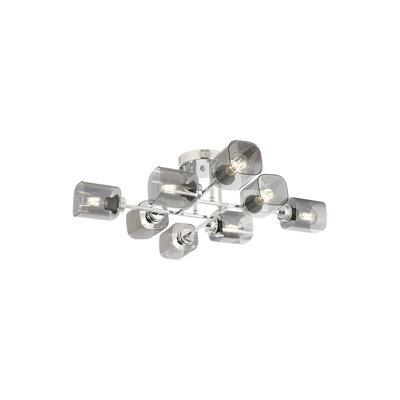 Demps 8 - Light Geometric Chandelier