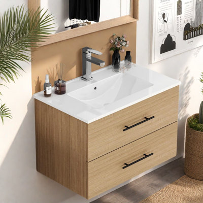 Meuble-lavabo moderne en panneau de fibres à densité moyenne (doit inclure le meuble-lavabo et le lavabo)