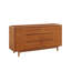 Commode double en bois massif à 6 tiroirs 64 po Rancourt