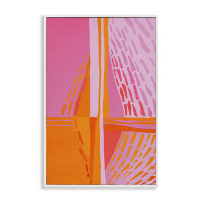  «Centric Pink», estampe numérique encadrée par Incado