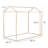 Sweedi Solid Wood Twin House Bed-49264703