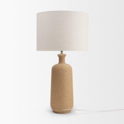 Diane Abaca Rope Bottle Table Lamp