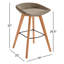 Leandra Outdoor Teak Bar Stool