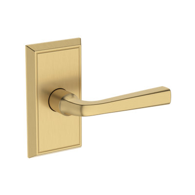 Kingvale Half Dummy Lever with Chamfered 5in Rose in Lifetime (PVD)