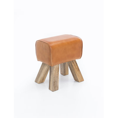 Osier Solid Wood Accent Stool