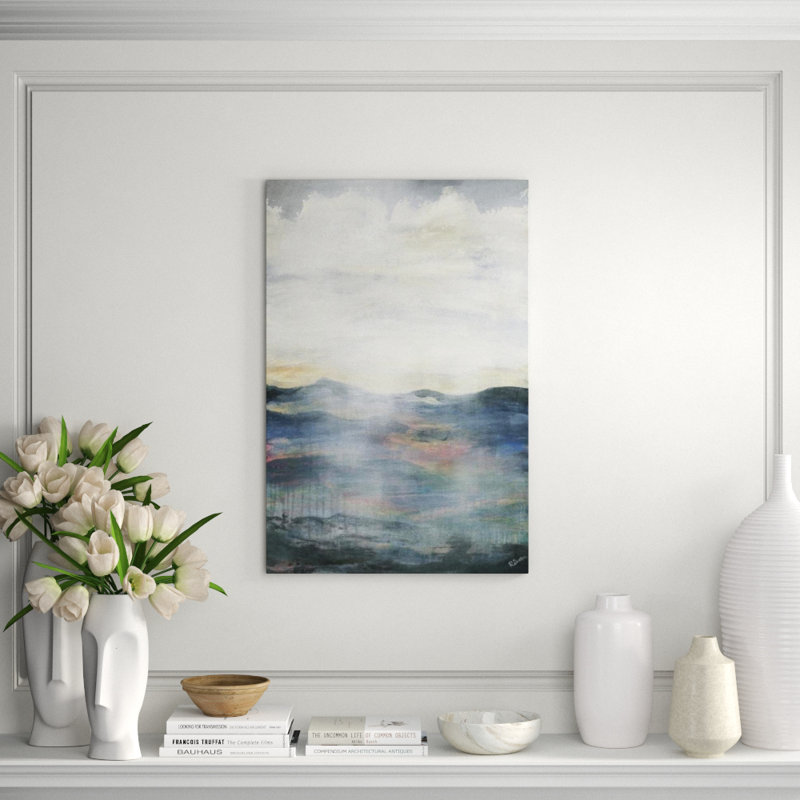 Misty Hills II Print, 60" H x 40" W, Image Brush Gel