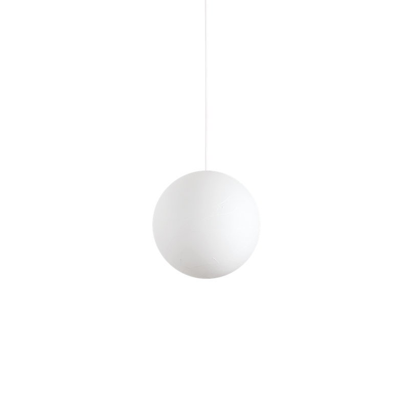 Carta 1 - Light White Single Pendant, 262cm H x 30cm W x 30cm D