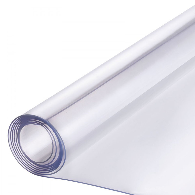 Plastic Table Cover, 42 x 96 Inch 1.5 mm Thick Clear Table Protector, Rectangle PVC Desk Mat, Waterproof & Easy Cleaning Desk Pad Tablecloth, for Office Dresser Dining Room Table Night Stand
