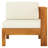 Nordista 23.6" Wide Acacia Rectangle Patio Sofa with Cushions-2058801697