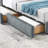 Full Size Storage Upholstered Tufted Bed Frame, Sofa Bed Frame With Comfortable Backrest And Armrests, Full Size Bed For Bedroom, Living Room,Velvet-1502938943