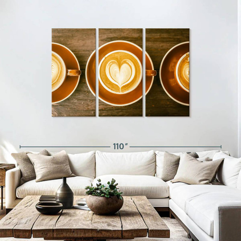 Yarlin Coffee For Three, 48" H x 74" W