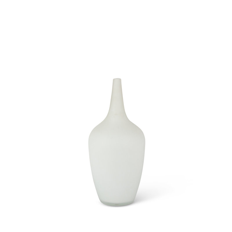 Urban Living Glass Table Vase, 14" H x 6.5" W x 6.5"D
