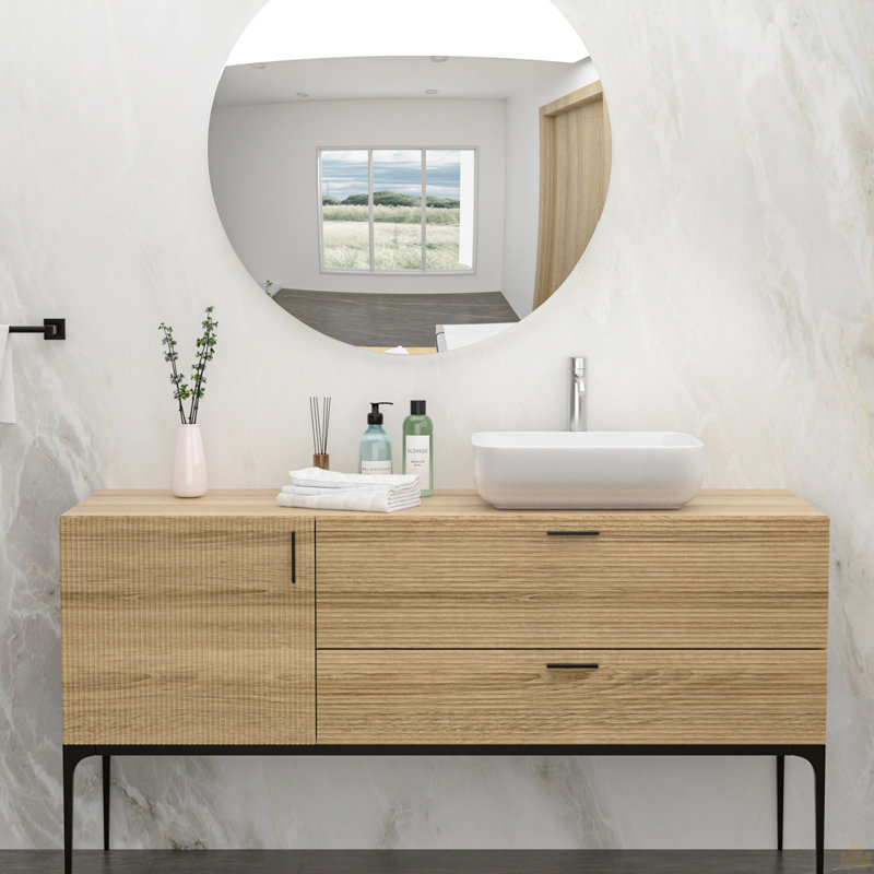 Lavabo de salle de bain vasque rectangulaire en céramique 20X15 pouces