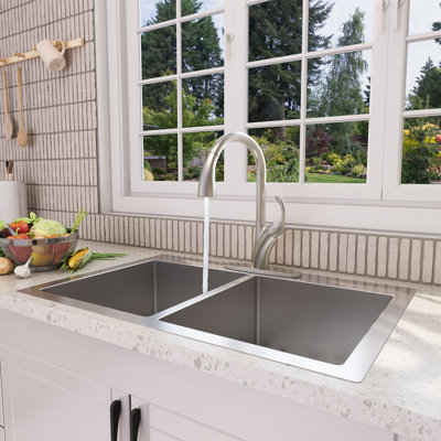 Boyel Living Pull Down Spray Kitchen Faucet
