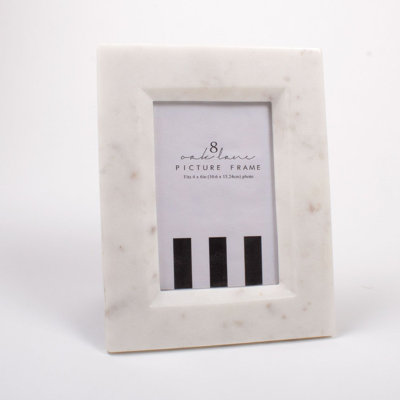 Buckingham White Ceramic Matte Picture Frame
