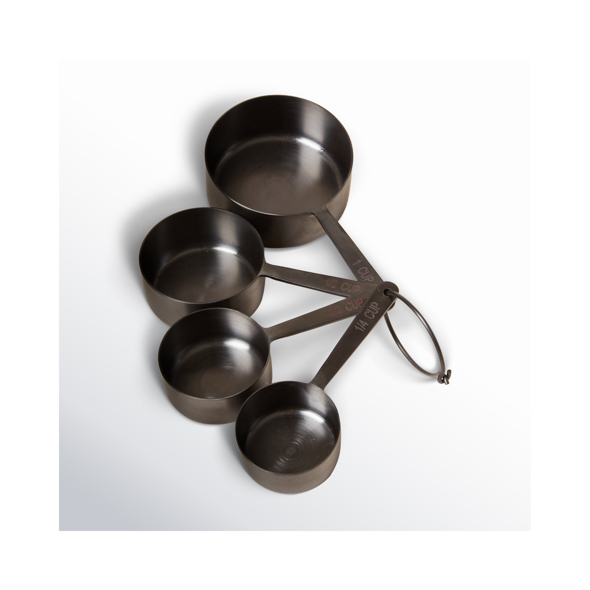 Stowe Measuring Cup Set, Brushed Onyx