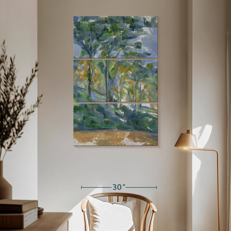 Paysage Harnek 1900, H 65 po x l 42 po
