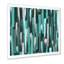 Turquoise abstrait grunge - reproduction de cadre photo sur toile-1990457622-1990457623