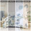 Édredon multi très grand - coton avec motif de plantes tropicales 6 pièces pour un motif charmant