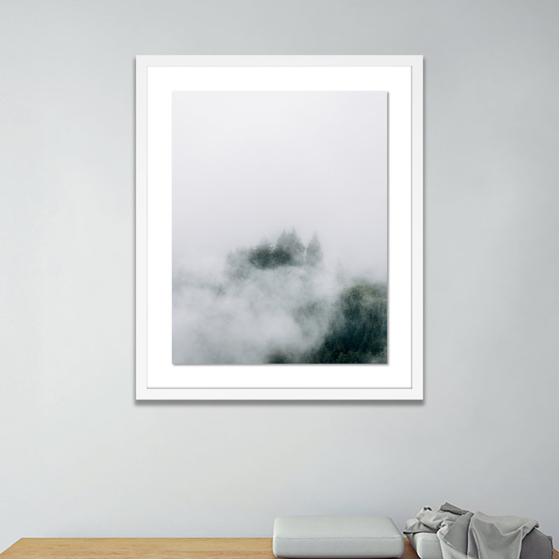 Rolling In 2 Print by Michael Schauer, 48" H x 40" W x 2.5" D, White