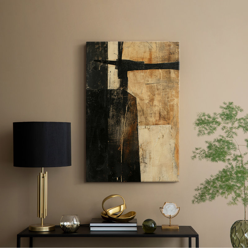 ABSTRACT Series CCCCXXV - Toile tendue avec châssis de qualité supérieure - Prêt à être accroché, H 60 po x l 40 po