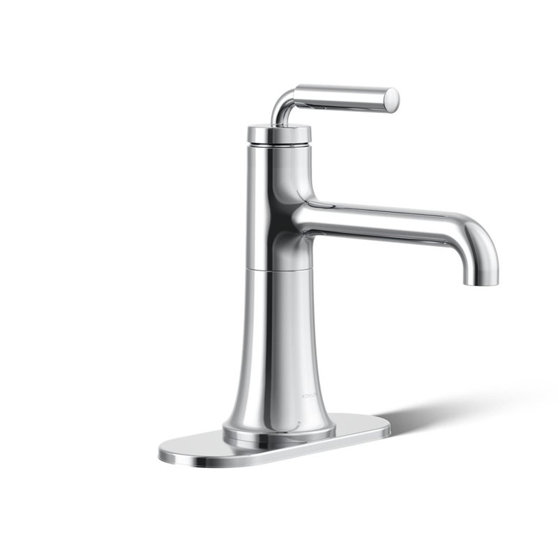 Tone Single-Handle Bathroom Sink Faucet, Silver, 0.5 