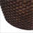Faux Rattan Side Table For Indoor And Outdoor Use, Handmade Mgo, Brown, Durable And Stylish