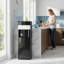 Distributeur d'eau refroidisseur d'eau à chargement par le bas - 3 réglages de température - eau chaude, froide et ambiante, armoire en acier inoxydable durable, chargement par le bas