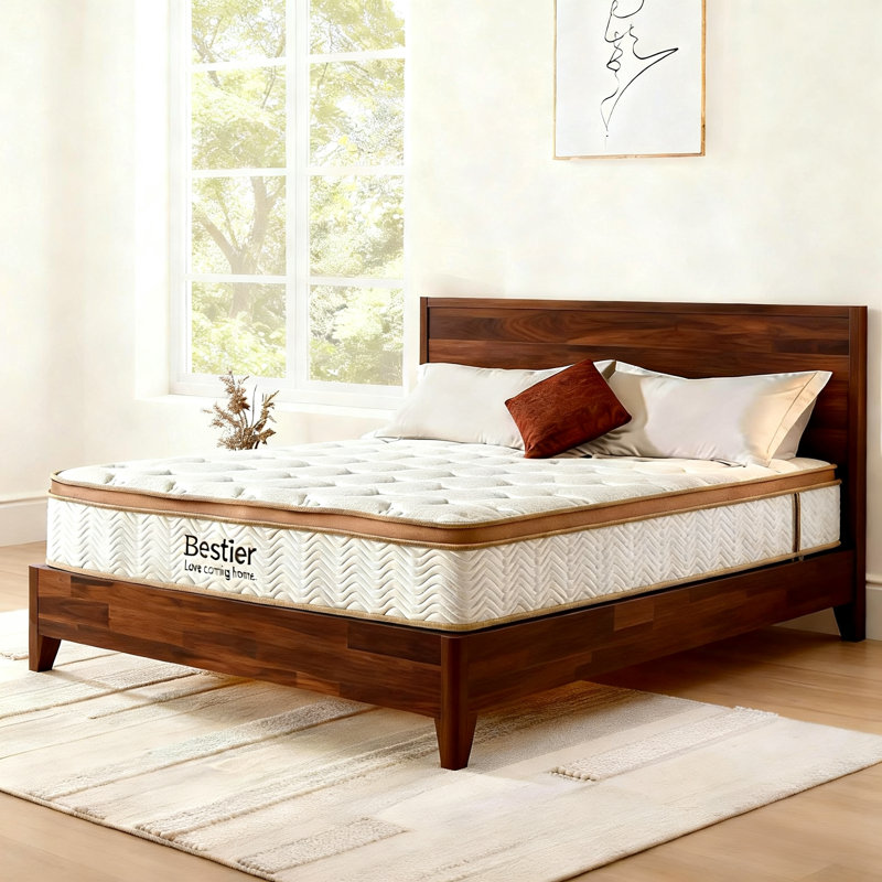 12" Queen Gel Memory Foam Hybrid Mattress Medium Firm Bed in a Box, 12", Queen