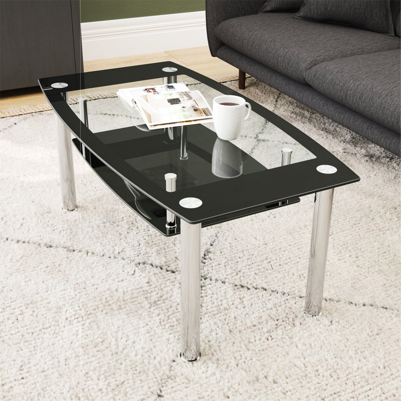 Marotta Four Leg Coffee Table with Storage