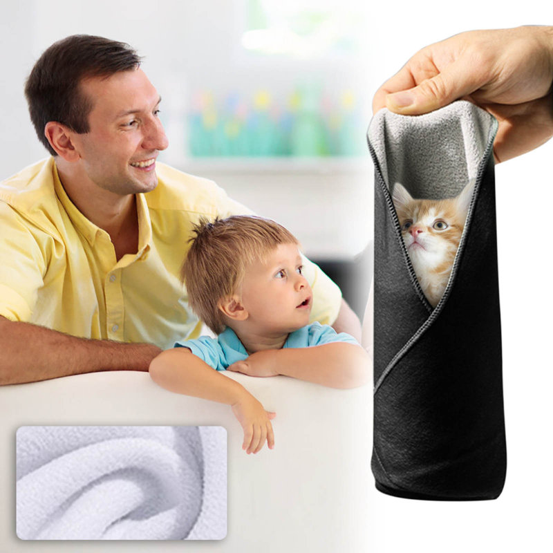 Sac de protection pour sac à dos en tissu adhésif, Noir