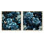 Walsall - Ensemble de 2 collages carrés floraux-101858647-101858645