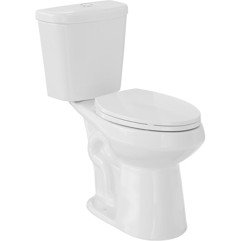 Toilette allongée deux pièces 21 po ADA Comfort Comfort