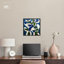 Art floral abstrait géométrique sur toile Floral Textile III par Art Remedy-104625339-104625347