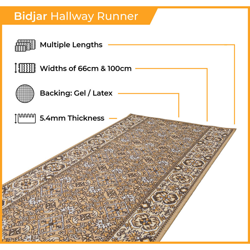 Bainbridge Looped/Hooked Beige Indoor Rug, Rectangle 150cm x 100cm