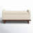 Luker 46.2" W Upholstered Tufted Storage Bench with Solid Wood Legs -2051996009