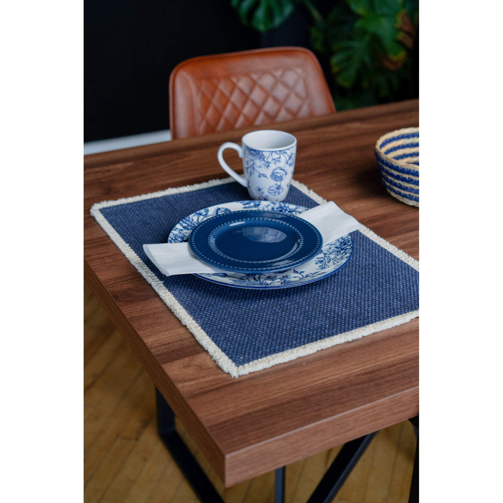 Table Runner, Navy
