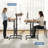 Mobile Height-Adjustable Standing Laptop Table with Tiltable Tabletop-2021165907
